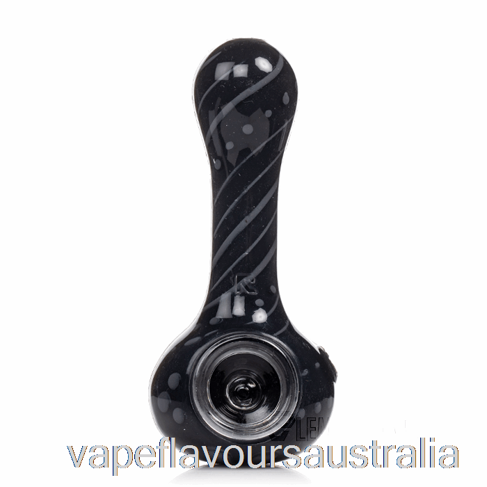 Vape Australia Eyce ORAFLEX Floral Silicone Spoon Black / Gray